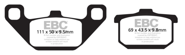 EBC FA85V Brake PAD Ft/rr