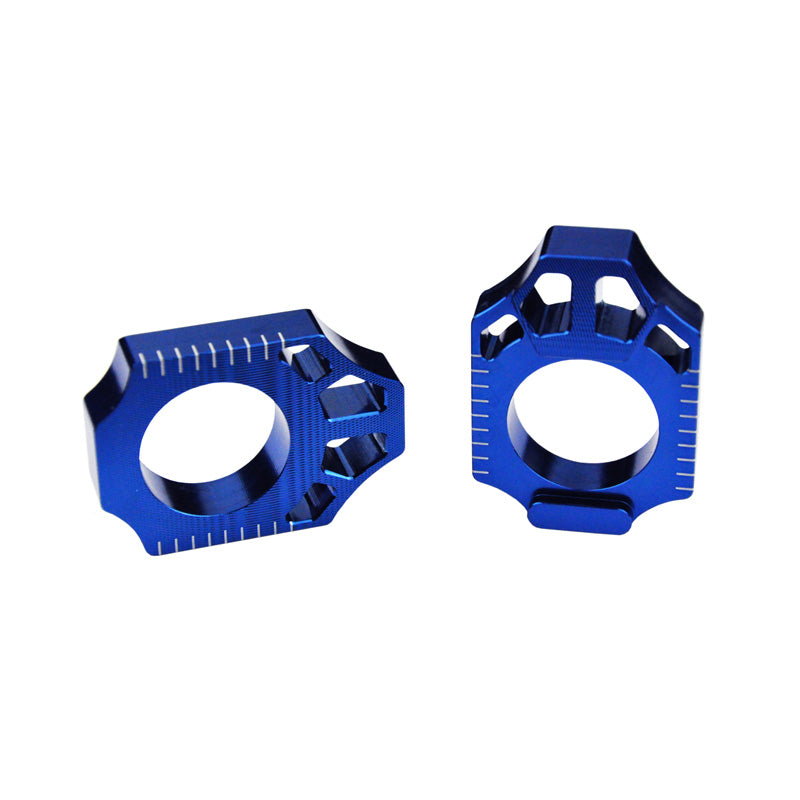 Scar AXLE BLOCKS (KAWASAKI/SUZUKI) BLUE
