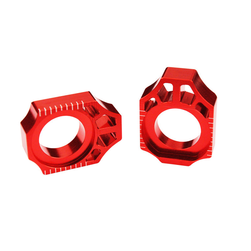 Scar AXLE BLOCKS (KAWASAKI/SUZUKI) RED