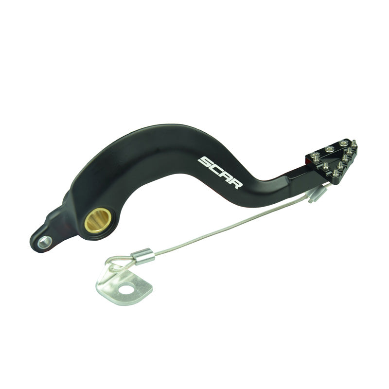 Scar REAR BRAKE PEDAL (YAMAHA) BLACK