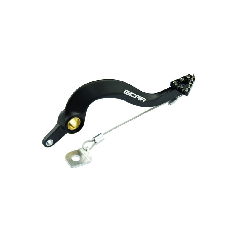 Scar REAR BRAKE PEDAL (YAMAHA) BLACK