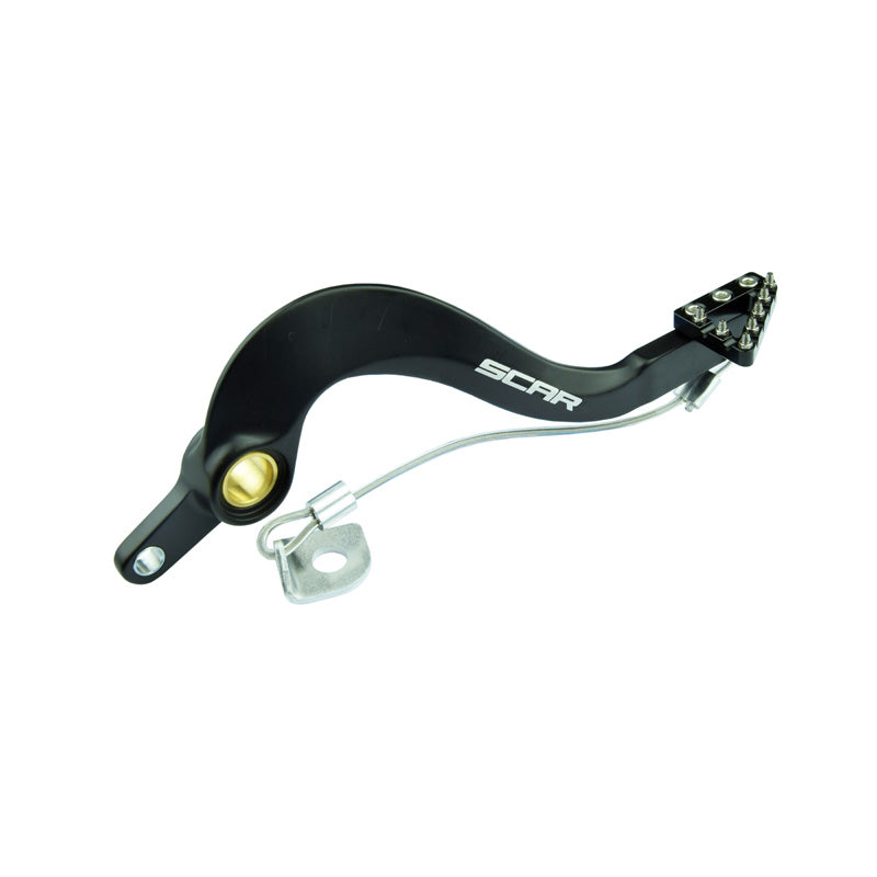 Scar REAR BRAKE PEDAL (YAMAHA) BLACK