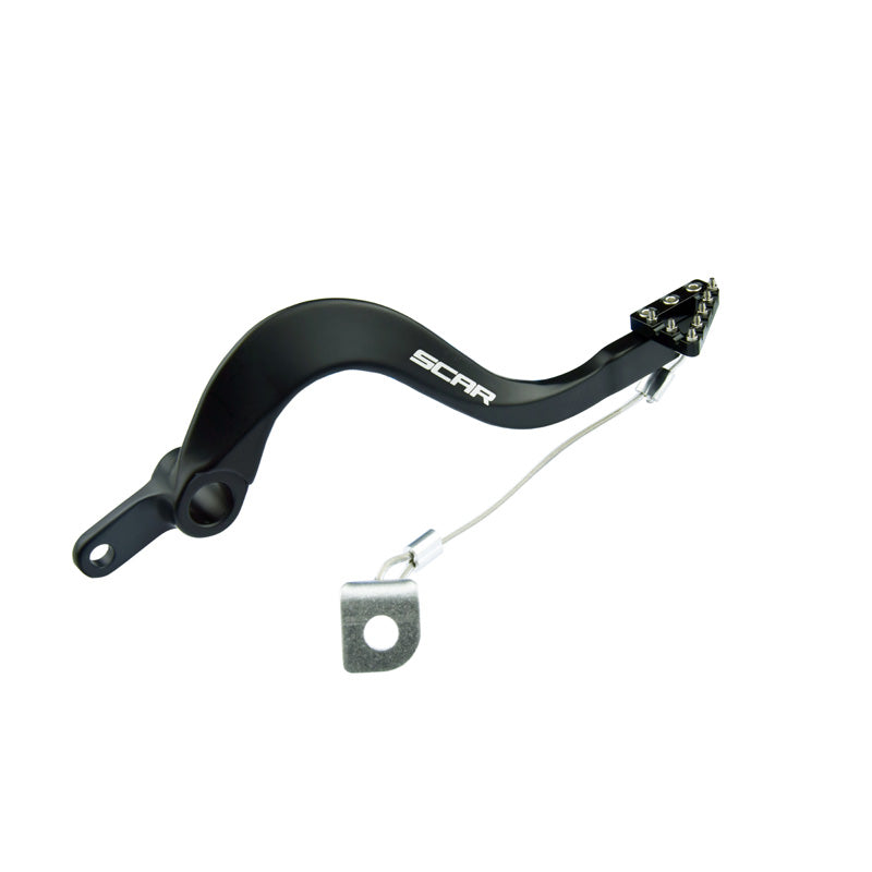 Scar REAR BRAKE PEDAL (KAWASAKI) BLACK