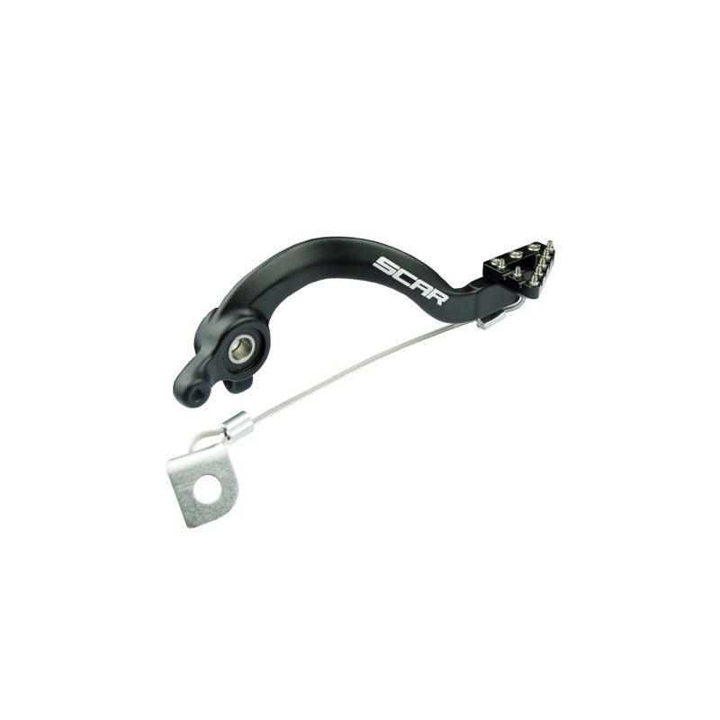 Scar REAR BRAKE PEDAL (KTM/HUSQ/GASGAS) BLACK