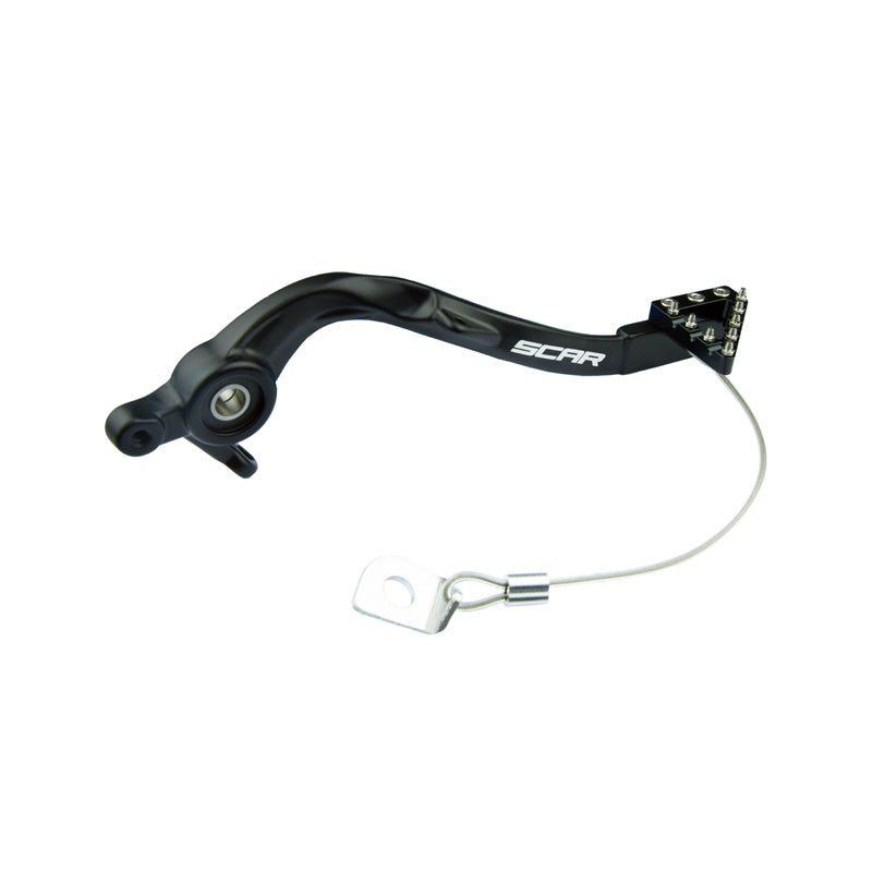 Scar REAR BRAKE PEDAL (KTM/HUSQ/GASGAS) BLACK
