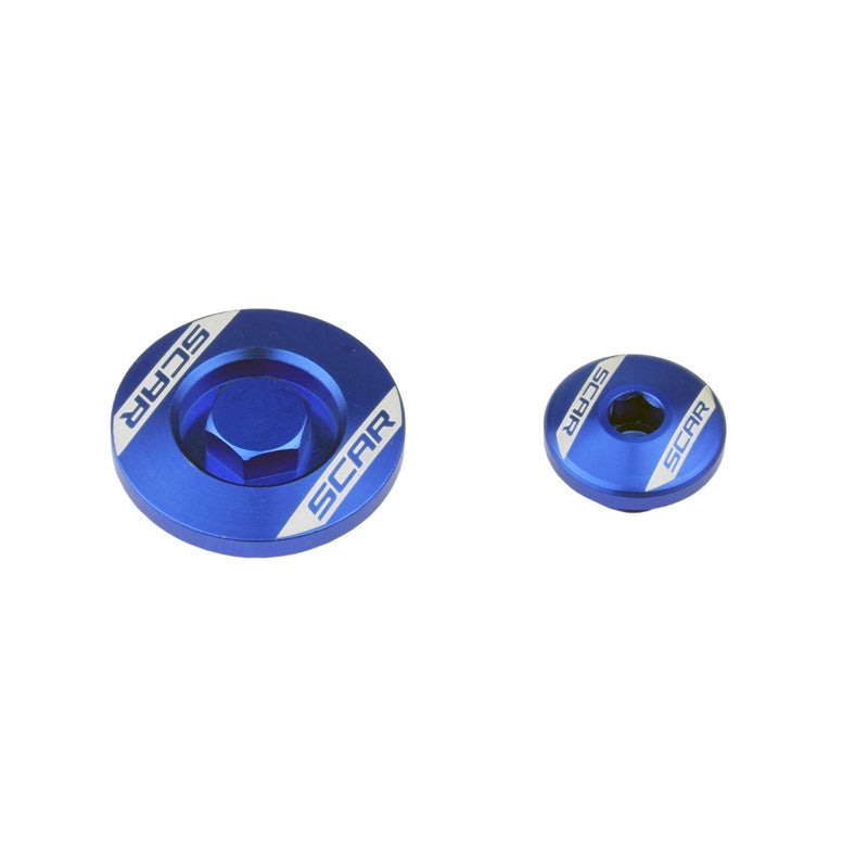 Scar ENGINE PLUGS (YAMAHA) BLUE