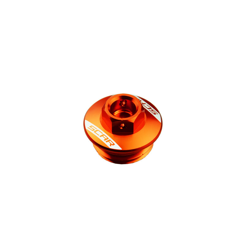 Scar OIL FILLER PLUG (HONDA) RED