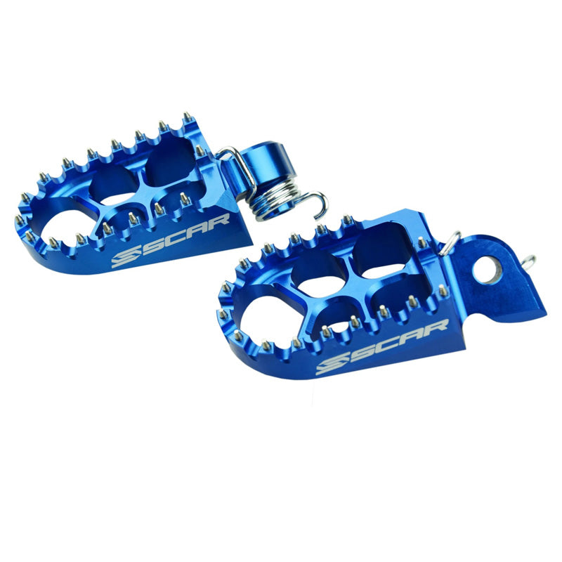 Scar FOOTPEGS EVO (KAWASAKI) BLUE