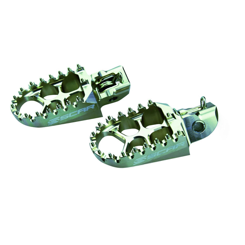 Scar FOOTPEGS EVO (HONDA/KAWASAKI) GREY