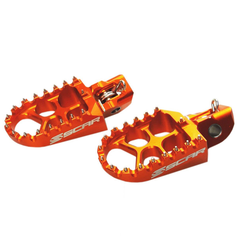 Scar FOOTPEGS EVO (KTM/ HUSQVARNA ) ORANGE
