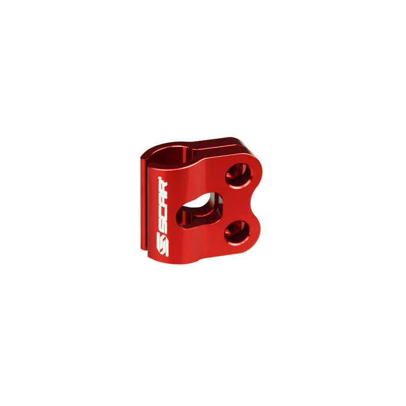 Scar BRAKE LINE CLAMP (KAWA/SUZ) - RED