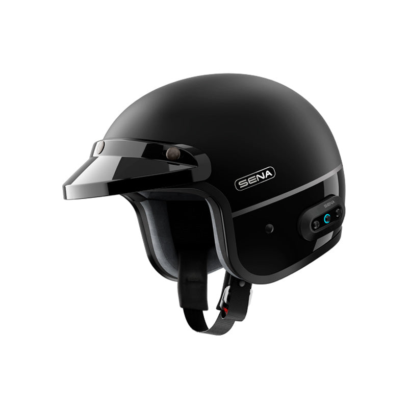 Sena SURGE HELMET WITH MESH INTERCOM - Black/Matte Black