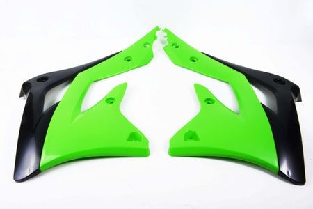 Polisport Radiator Scoops Green/bk Kawa