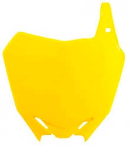 Polisport Number Plate Suzuki Yellow