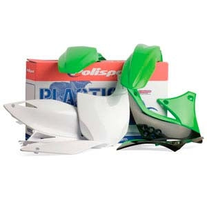 Polisport MX Complete Kit - PLASTIC BODY KIT KAWA POLISPORT