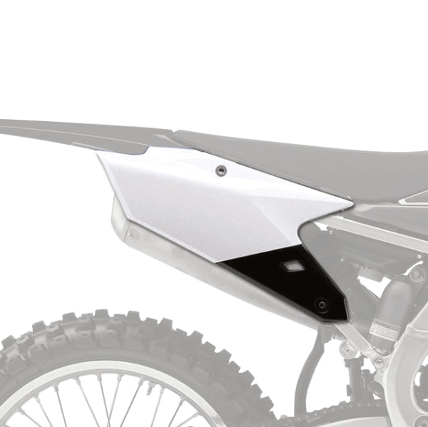 Polisport Side Panels - SIDE PANEL YAM WH/BK POLISPORT