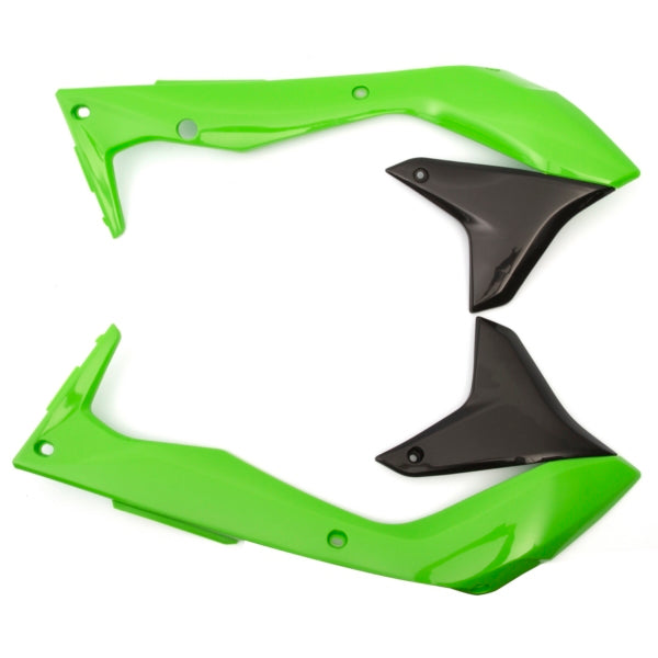 Polisport Radiator Scoops Gr/bk Kawa