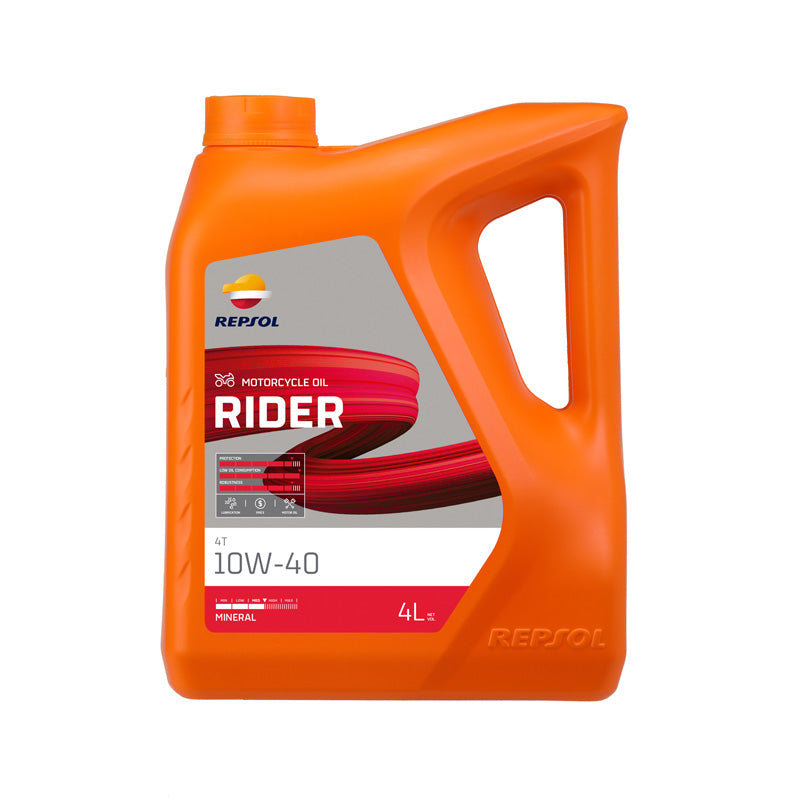 Repsol MINERAL 4T ENGINE OIL RIDER 10W40 (4L)