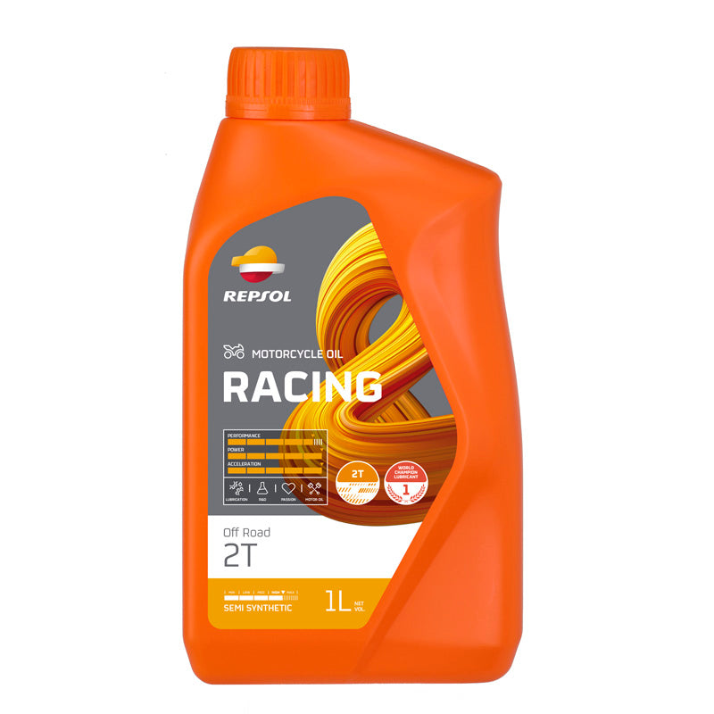 Repsol SEMI-SYNTHETIC 2T ENGINE OIL RACING OFF-ROAD (1L)