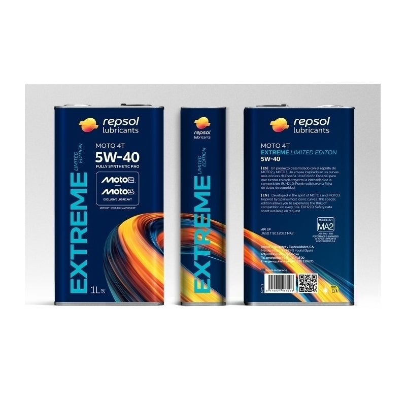 Repsol EXTREME LIMITED EDITION 4-STROKE SYNTHETIC ENGINE_OIL 5W40 (1L)