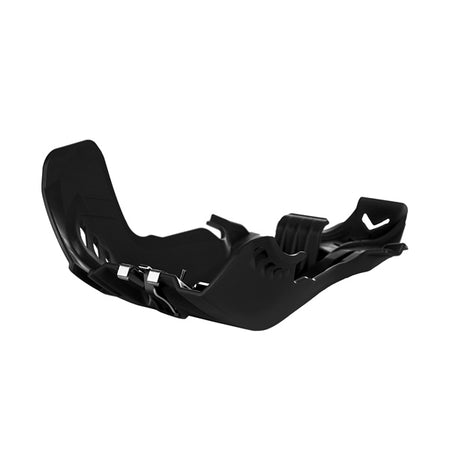 Polisport Skid Plate Fortress W/linkage BK Husqv