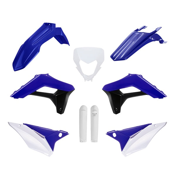 Polisport MX Complete Kit - PLASTIC KIT COMP S-B/WH SHERCO