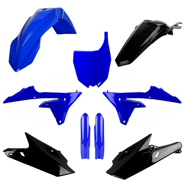Polisport Plastic KIT Comp Bl/bk YAM