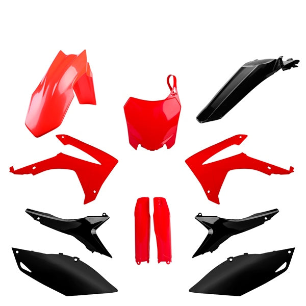 Polisport Plastic KIT Comp RD BK HON