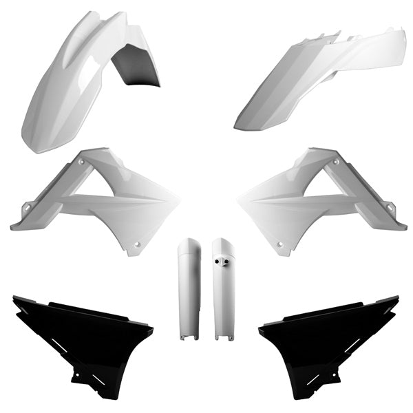 Polisport MX Complete Kit - PLASTIC KIT COMP WH/BK/WH GASGAS