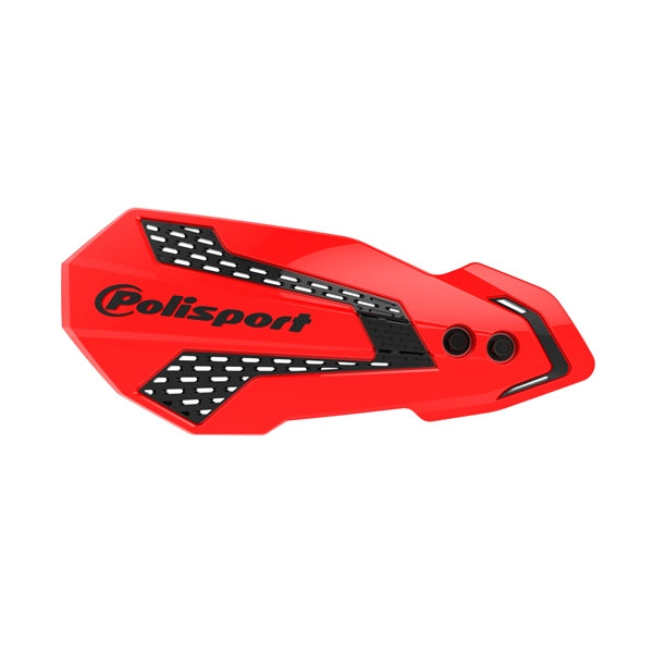 Polisport Handguard MX Flow W/mount Rd/bk