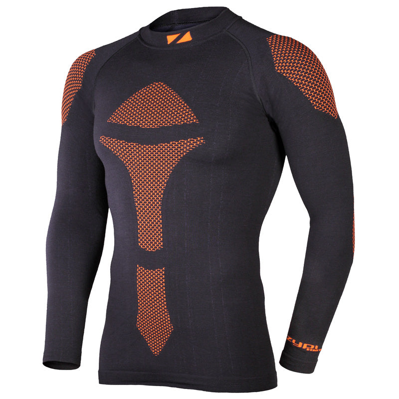 Zypi HMW09 SHIRT - BLACK/ORANGE
