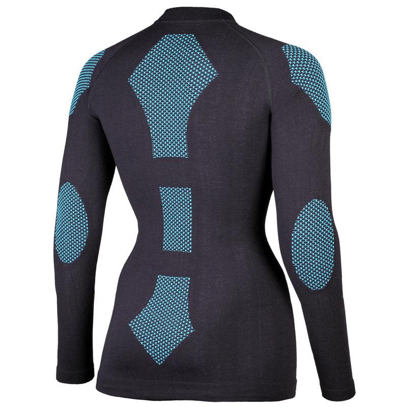 Zypi HMW11 WOMEN'S SHIRT - BLACK/BLUE