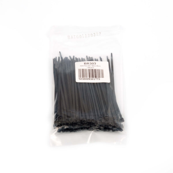 OxfordProducts Cable Ties 2.5X100MM BK QTY100 Oxford