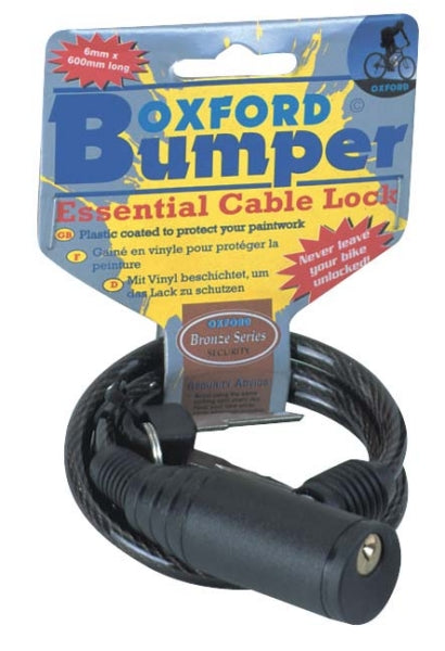OxfordProducts Cable Lock 600X6MM Bumper Oxford