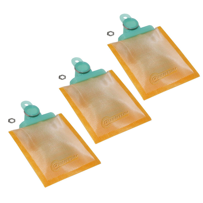 Quantum FUEL PUMP STRAINER (PRE-FILTER) QTY 3 POLARIS, KAWASAKI, APRILIA, HARLEY-DAVIDSON, TRIUMPH, YAMAHA, CFMOTO