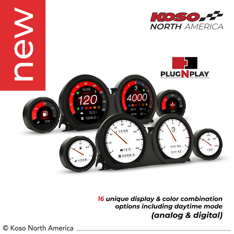 Koso HD-03X | TFT GAUGE SET FOR HARLEY-DAVIDSON