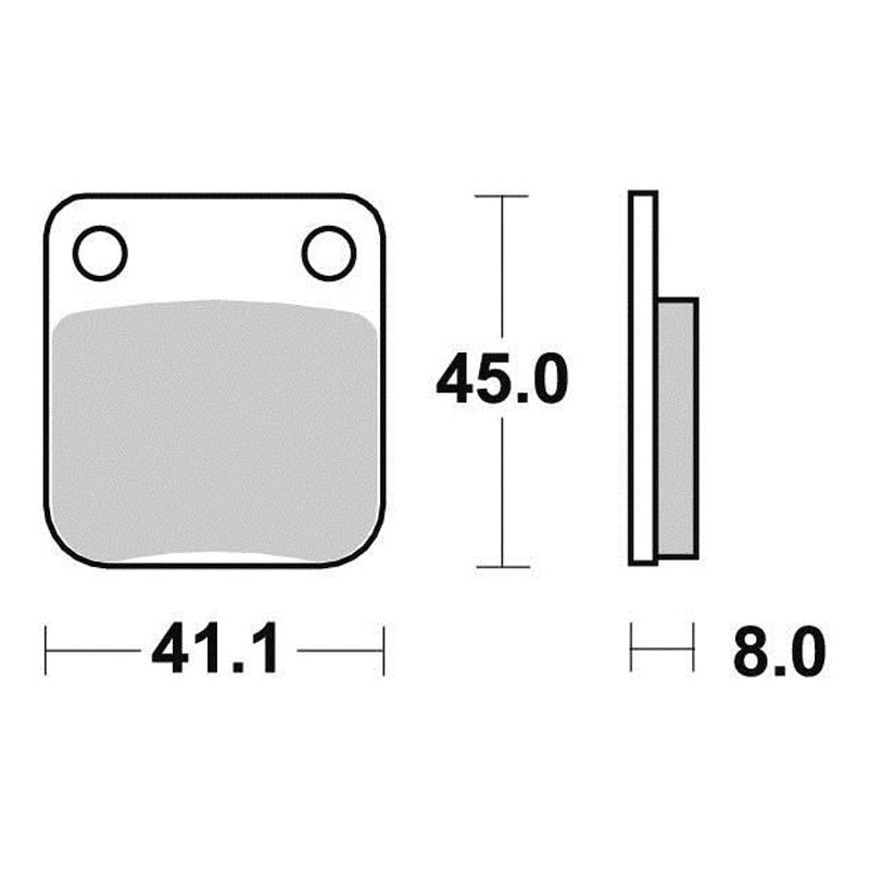 Ferodo BRAKE PAD - PLATINIUM SERIES - (FA54X) FRONT/REAR