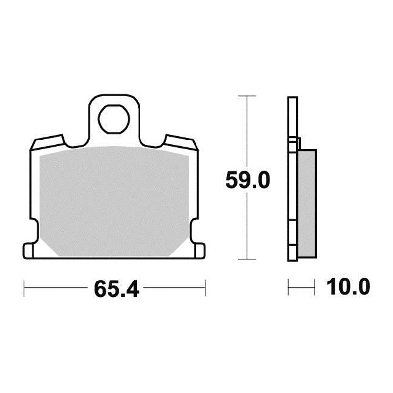 Ferodo BRAKE PAD - PLATINIUM SERIES - (FA71) FRONT