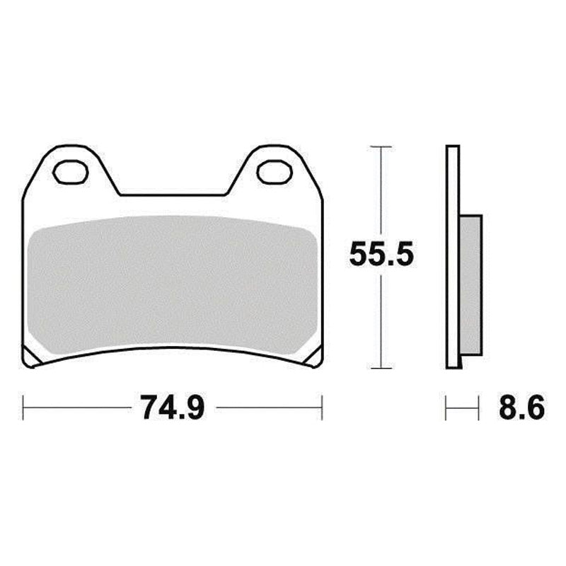 Ferodo ECO-FRICTION SERIES BRAKE PADS FRONT