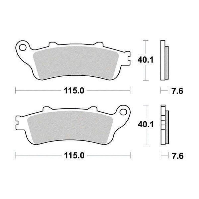 Ferodo BRAKE PADS - SINTERGRIP SERIES - (FA261HH) FRONT/REAR