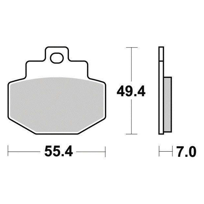 Ferodo BRAKE PADS - ECO FRICTION SERIES - (FA321) REAR