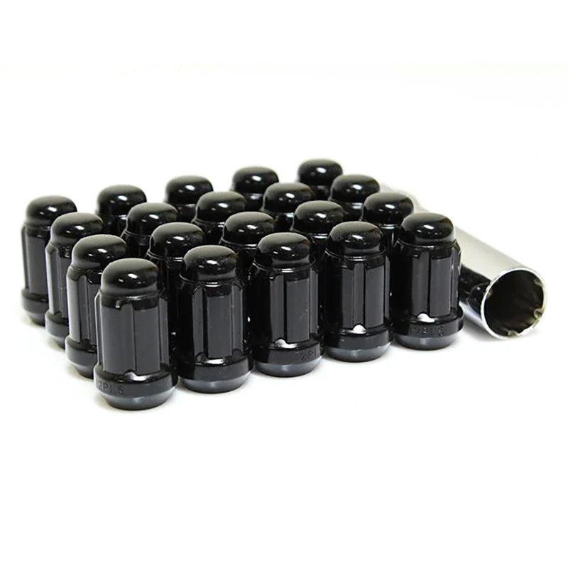 Valor 12X1.25 SPLINE 5 LUG KIT 1.38" BLACK