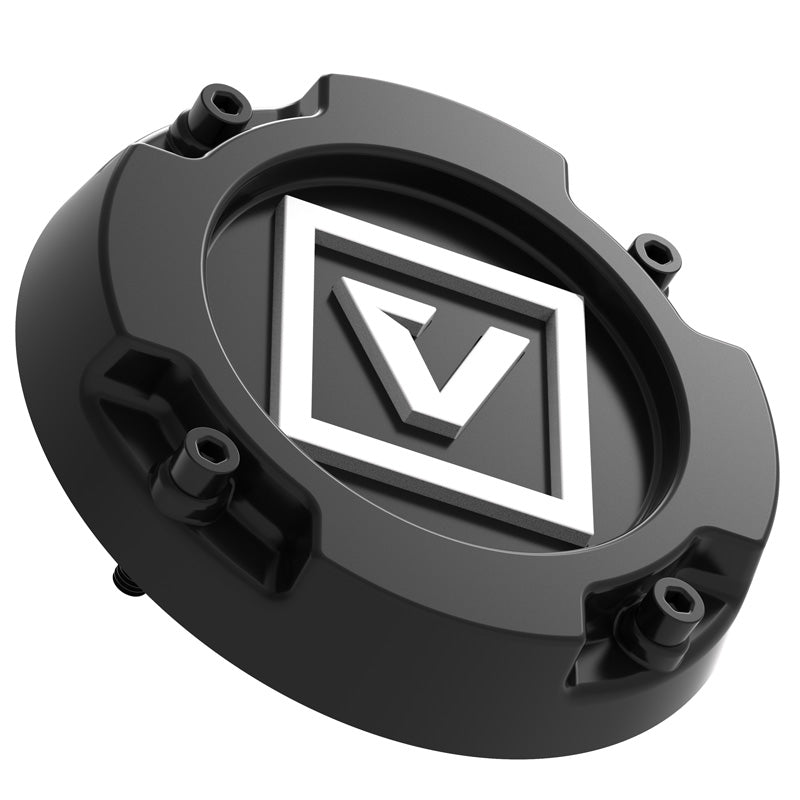 Valor C1 CAP WITH WHITE V LOGO 15MM GLOSS BLACK