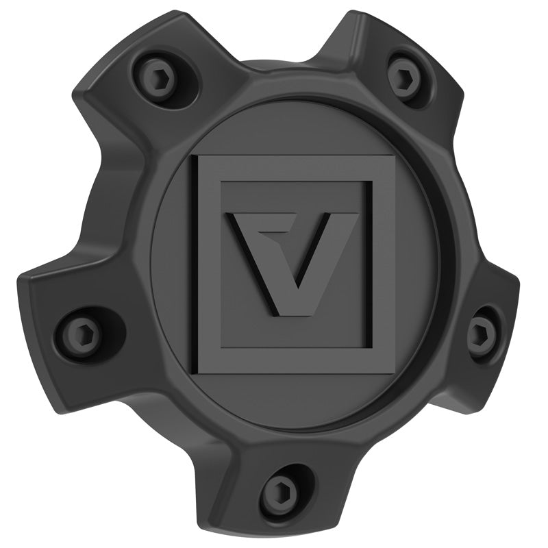 Valor C2 CAP BILLET WITH BLACK V LOGO SATIN BLACK