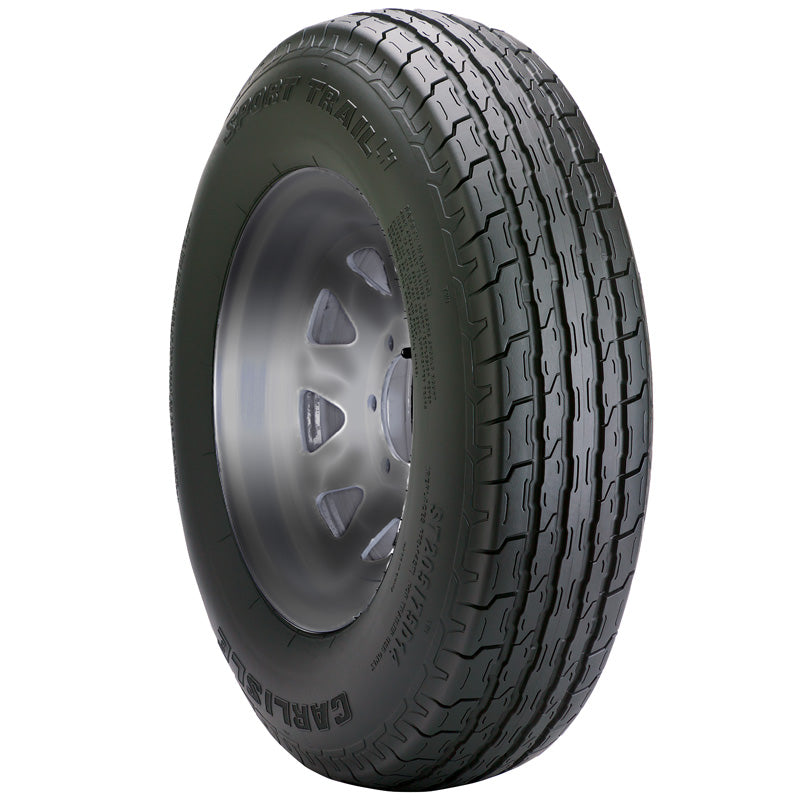Carlisle Radial Trail HD Trailer Tire & Rim | ST235/80R16 LRE | 16X6 | 8/6.5 | Galvanized