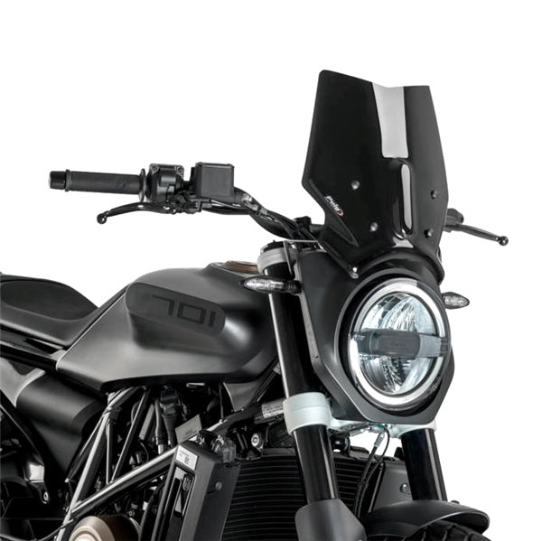 Puig Windshield Naked NG Sport BK Husqv