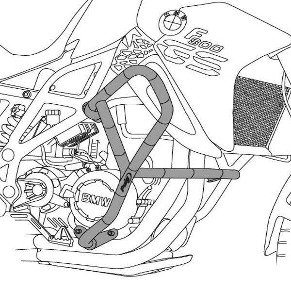 Puig Engine Guard BK SUZ