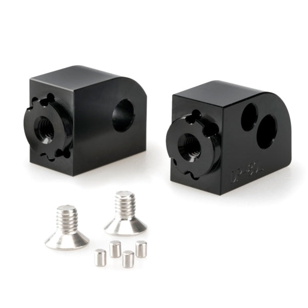 Puig Footpeg Adaptor Adjustable BK YAM