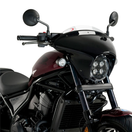 Puig Windshield Batwing SML CLR HON