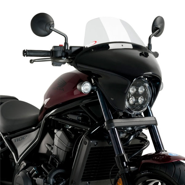 Puig Windshield Batwing SML Touring CLR HON